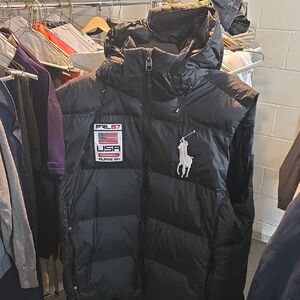 Polo by Ralph Lauren Black Puffer Vest